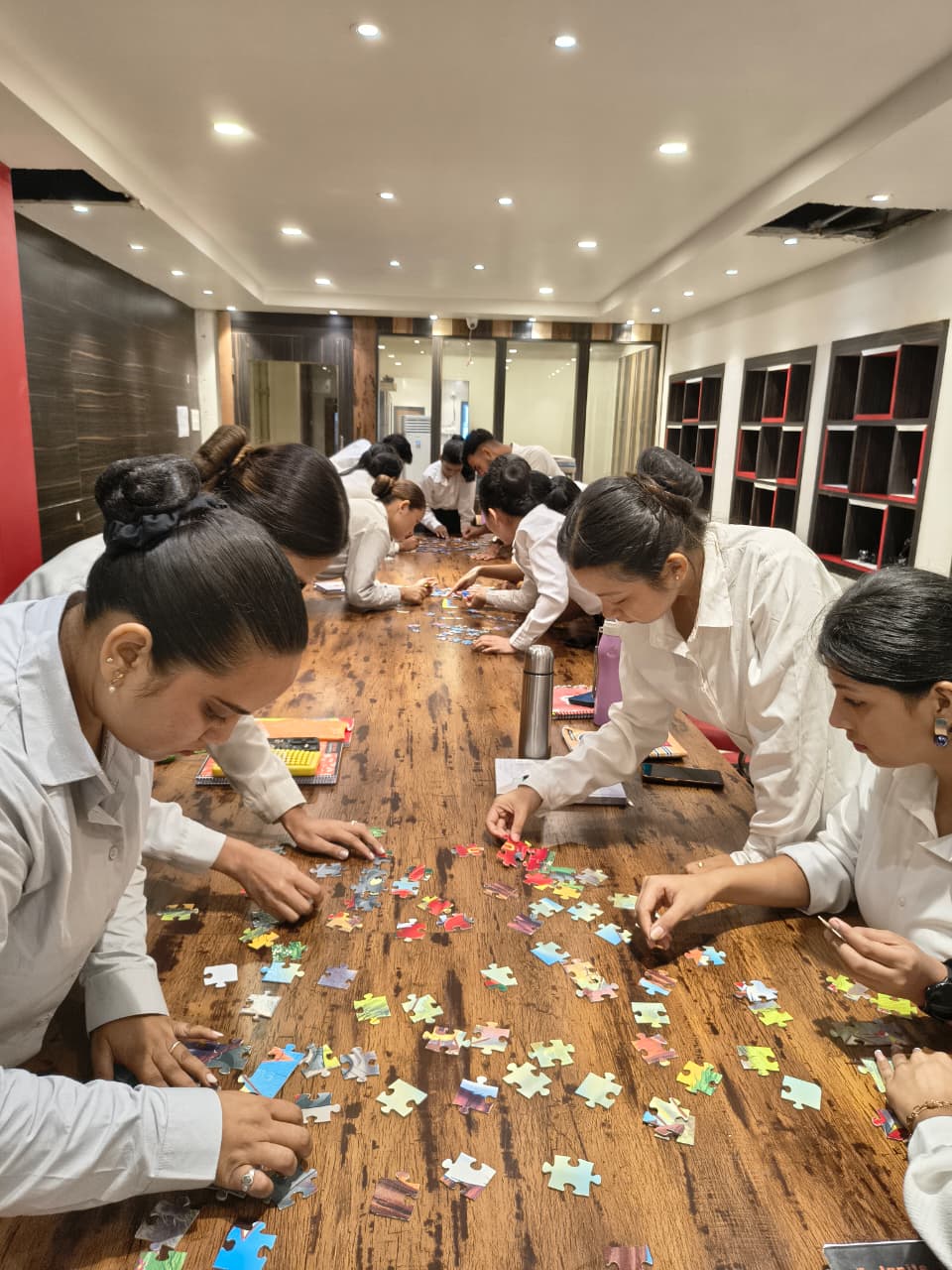 JBS students during a class activity